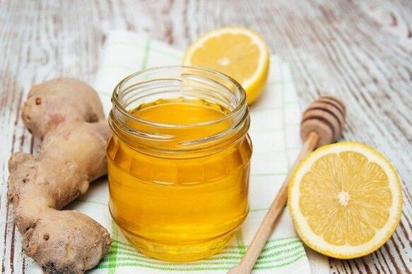 gingembre avec citron et miel